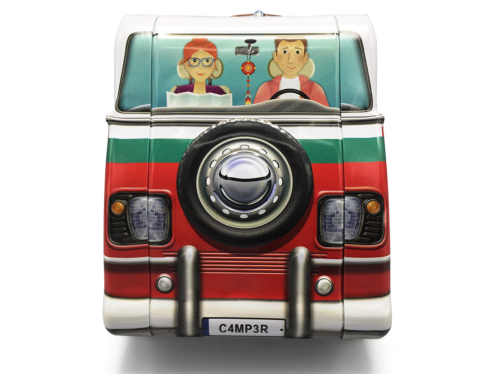 10110 Travel Camper Holiday rosso