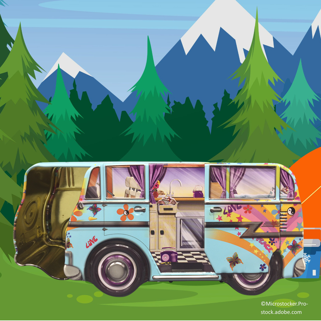 Mini Camper Van Hippy
